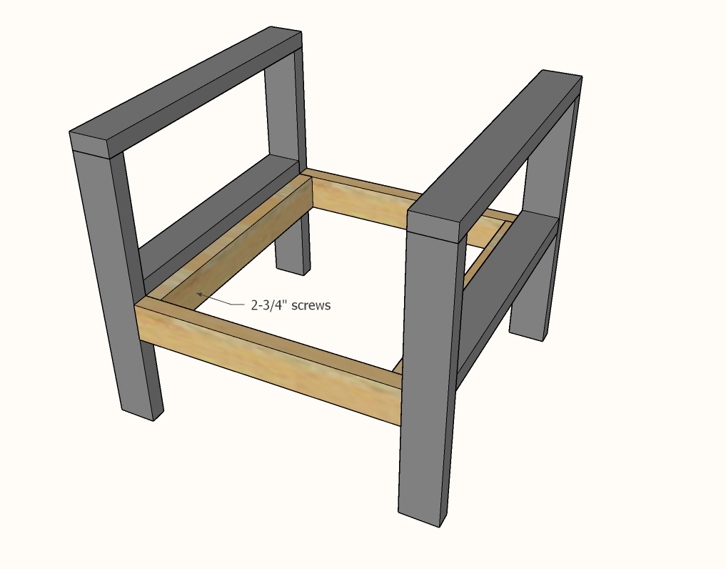 2x4 discount lawn chair